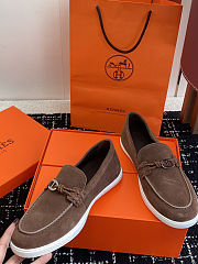 Fortok Hermes Ignacio loafer Suede Brown - 2
