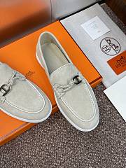 Fortok Hermes Ignacio loafer Suede Grey - 3