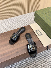Fortok Gucci GG Flats Black - 1