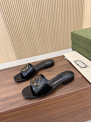 Fortok Gucci GG Flats Black - 5