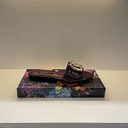Fortok Dolce & Gabbana D&G slippers patent leather Brown - 5