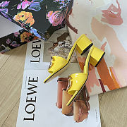 Fortok Dolce & Gabbana D&G slippers patent leather Heels Yellow - 4