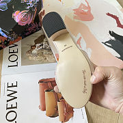 Fortok Dolce & Gabbana D&G slippers patent leather Heels Cream - 6