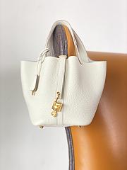 Fortok Hermès Picotin Lock 18 Bag White 18cm  - 3