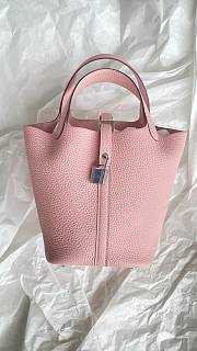 Fortok Hermès Picotin Lock 18 Bag Pink 18cm   - 5