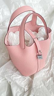 Fortok Hermès Picotin Lock 18 Bag Pink 18cm   - 2