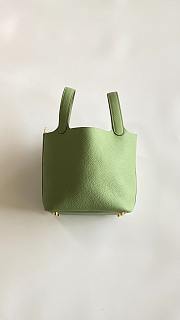 Fortok Hermès Picotin Lock 18 Bag Green 18cm  - 4