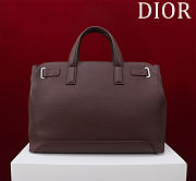 Fortok Dior Normandie tote bag Rouge 42 x 27.5 x 17cm - 3