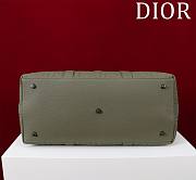 Fortok Dior Weekender 40 Moss Green Dior Gravity Leather and Black Grained Calfskin 57.5 x 34.5 x 22cm - 5