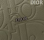 Fortok Dior Weekender 40 Moss Green Dior Gravity Leather and Black Grained Calfskin 57.5 x 34.5 x 22cm - 2