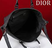 Fortok Dior Weekender 40 Moss Black Gravity Leather and Black Grained Calfskin 57.5 x 34.5 x 22cm - 5