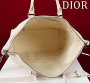 Fortok Dior Weekender 40 Ivory Dior Gravity Leather and Black Grained Calfskin 57.5 x 34.5 x 22cm  - 3