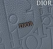 Fortok Dior Medium East-West Tote Bag Deep Gray Dior Gravity Leather and Deep Gray Grained Calfskin 36*30*10cm - 2