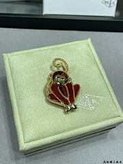 Fortok Van Cleef & Arpels Lucky Animals Monkey Clip  - 5