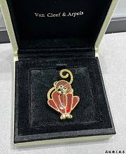 Fortok Van Cleef & Arpels Lucky Animals Monkey Clip  - 3