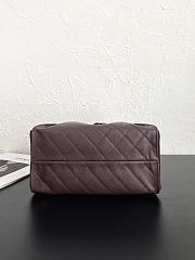 Fortok Chanel 25 Burgundy Mini Bag Caviar 25.5×12×20cm - 4