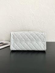 Fortok Chanel 25 White Mini Bag Caviar 25.5×12×20cm - 4