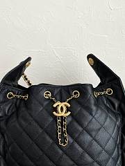 Fortok Chanel 25 Black Small Bag Caviar 30×14×29cm - 3