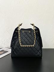 Fortok Chanel 25 Black Small Bag Caviar 30×14×29cm - 4