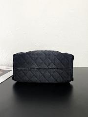Fortok Chanel 25 Black Denim Mini Bag 25.5×12×20cm - 6