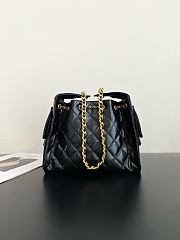 Fortok Chanel 25 Black Bag 25.5×12×20cm  - 4