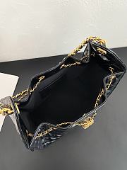 Fortok Chanel 25 Black Bag 25.5×12×20cm  - 5