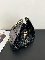 Fortok Chanel 25 Black Bag 25.5×12×20cm  - 6