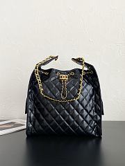 Fortok Chanel 25 Black Small Bag 30 x 26 x 14cm - 1