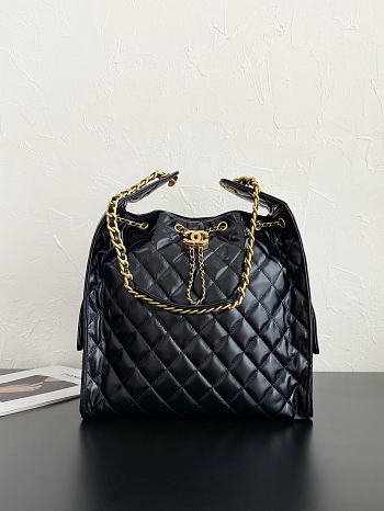 Fortok Chanel 25 Black Small Bag 30 x 26 x 14cm