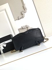 Fortok Chanel 25 Black Medium Backpack 23 x 23 x 14cm - 6