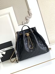 Fortok Chanel 25 Black Medium Backpack 23 x 23 x 14cm - 3
