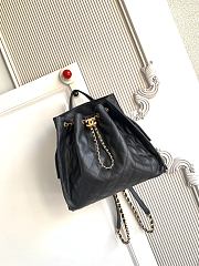 Fortok Chanel 25 Black Large Backpack 31x30x17cm  - 1
