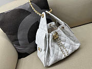Fortok Chanel 25 White Medium Bag 40 x 30 x 15cm  - 1