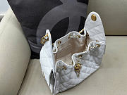 Fortok Chanel 25 White Medium Bag 40 x 30 x 15cm  - 4
