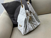 Fortok Chanel 25 White Medium Bag 40 x 30 x 15cm  - 6