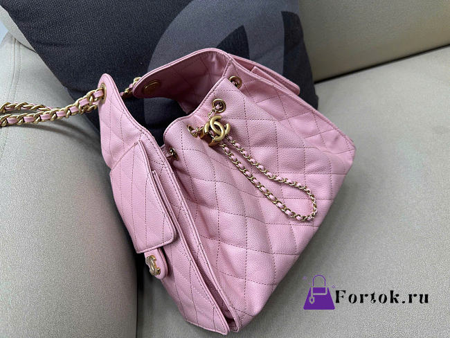 Fortok Chanel 25 Pink Medium Bag 40 x 30 x 15cm - 1