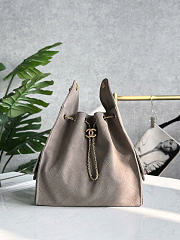 Fortok Chanel 25 Brown Medium Suede Bag 40 x 30 x 15cm - 1