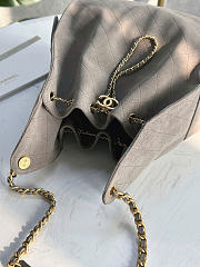 Fortok Chanel 25 Brown Medium Suede Bag 40 x 30 x 15cm - 4
