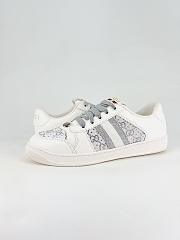 Fortok Gucci GG Crystal Screener Sneaker White - 4