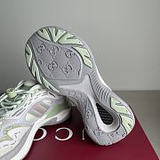 Fortok Gucci 2.0 trainer green mesh and leather   - 6