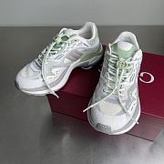Fortok Gucci 2.0 trainer green mesh and leather   - 4