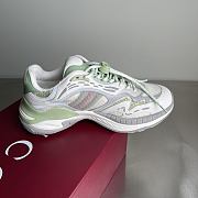 Fortok Gucci 2.0 trainer green mesh and leather   - 3