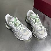 Fortok Gucci 2.0 trainer green mesh and leather   - 2