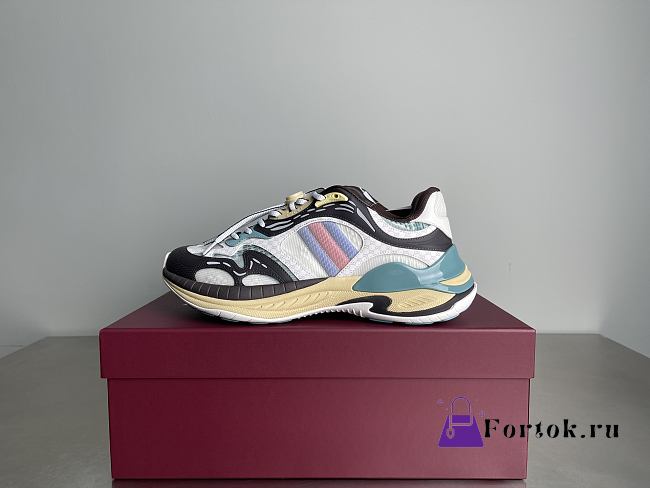 Fortok Gucci 2.0 trainer Black mesh and leather - 1