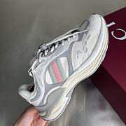 Fortok Gucci 2.0 trainer white and grey mesh and leather - 6