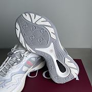 Fortok Gucci 2.0 trainer white and grey mesh and leather - 4