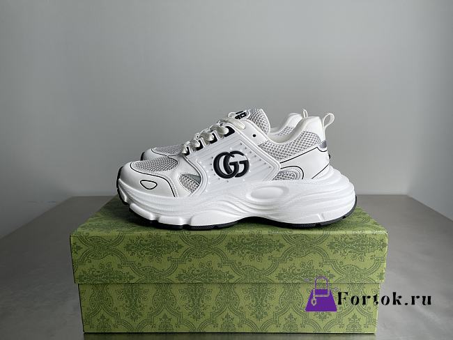 Forotk Gucci GG Sneaker White Grey - 1