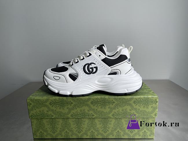 Forotk Gucci GG Sneaker White And Black - 1