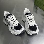 Forotk Gucci GG Sneaker White And Black - 5