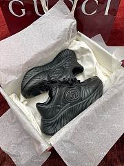 Fortok Gucci Ripple Sneaker Full Black - 4